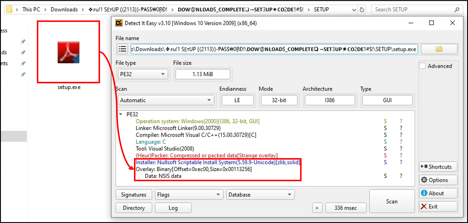 [사진 3-7] setup.exe 파일