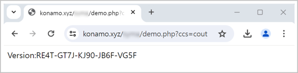 C2 Server demo.phpccs=cout Screen