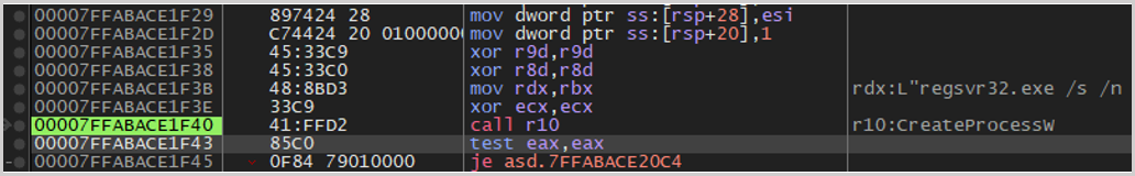 Executing the tripservice.dll File-1