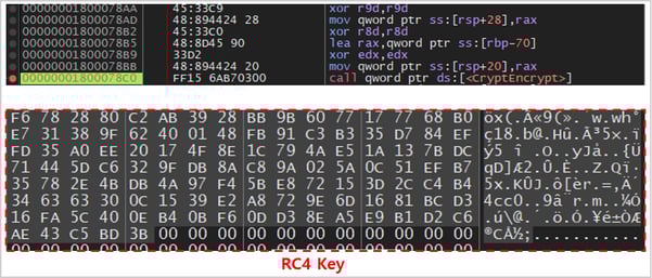 RSA를 통한 RC4 Key 암호화