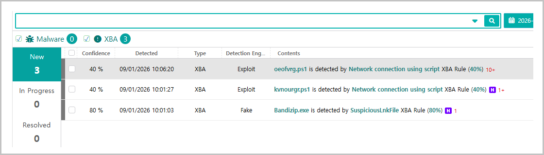 [Figure 4-4] Dedicated Analysis Interface in Genian Insights E