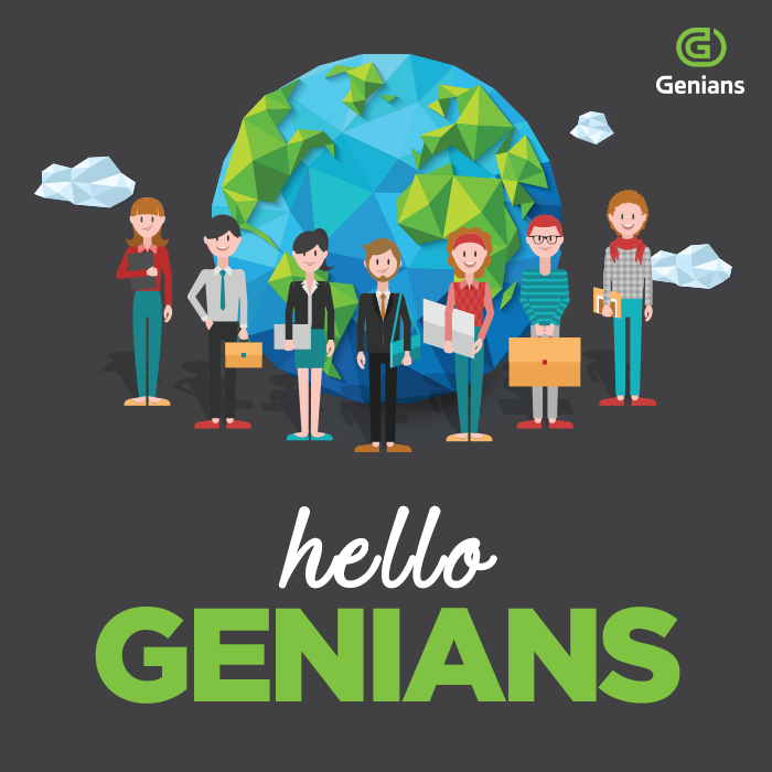 Hello GENIANS, '지니언스'로 인사드립니다.